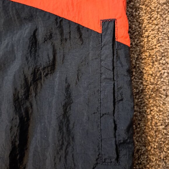 Nike Core Amplify Windrunner Windbreaker in red,white,&black W/ neon yellow logo - Picture 7 of 10